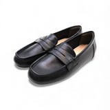 ブラック | ふわやわインヒールコインローファー | VIVIAN COLLECTION