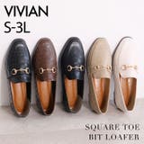 スクエアトゥビット付きローファー | VIVIAN COLLECTION | 詳細画像1