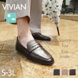 スクエアトゥレインローファー | VIVIAN COLLECTION | 詳細画像1