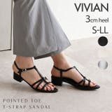 ポインテッドトゥTストラップサンダル | VIVIAN COLLECTION | 詳細画像1