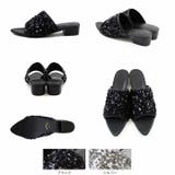 ポインテッドトゥスパンコールミュールサンダル | VIVIAN COLLECTION | 詳細画像3 