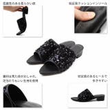 ポインテッドトゥスパンコールミュールサンダル | VIVIAN COLLECTION | 詳細画像4 