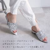 ポインテッドトゥスパンコールミュールサンダル | VIVIAN COLLECTION | 詳細画像6 