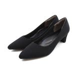 ブラック | ポインテッドトゥ5cmプレートヒール感激パンプス | VIVIAN COLLECTION