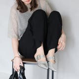 ポインテッドトゥVカットバックルベルトミュールパンプス | VIVIAN COLLECTION | 詳細画像10 