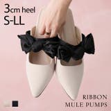 リボンミュールパンプス | VIVIAN COLLECTION | 詳細画像1 