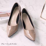 シンプルプレーンローヒールポインテッドトゥパンプス | VIVIAN COLLECTION | 詳細画像21 