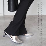 ポインテッドトゥアシメデザインストラップパンプス | VIVIAN COLLECTION | 詳細画像6 