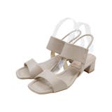 グレージュ | 履きごこちやみつき感激 ゴムストラップサンダル | VIVIAN COLLECTION
