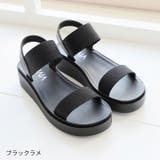 サッ！と履ける厚底コンフォートバックバンドゴムサンダル | VIVIAN COLLECTION | 詳細画像13 