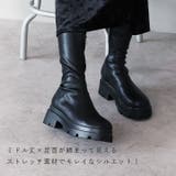 厚底ストレッチミドルブーツ | VIVIAN COLLECTION | 詳細画像6