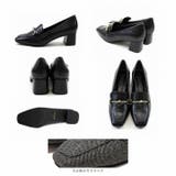 スクエアトゥビット付きローファーパンプス | VIVIAN COLLECTION | 詳細画像4 