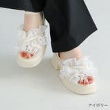 シアークロスフリル厚底ストラップサンダル | VIVIAN COLLECTION | 詳細画像19 