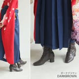 スクエアトゥレースアップストレッチ袴ブーツ | VIVIAN COLLECTION | 詳細画像9