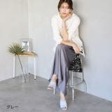 スクエアトゥニットミュールサンダル | VIVIAN COLLECTION | 詳細画像20 