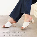 スクエアトゥニットミュールサンダル | VIVIAN COLLECTION | 詳細画像5 