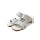 プラチナコンビ | サッ！と履けるスクエアトゥスリットデザインバンドサンダル | VIVIAN COLLECTION