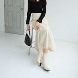 スクエアトゥプレートヒールショートブーツ | VIVIAN COLLECTION | 詳細画像11 