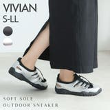 軽量やわらかソールアジャスターレースアップアウトドアスニーカーサンダル | VIVIAN COLLECTION | 詳細画像1