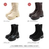 ボリュームトゥ厚底ストレッチミドルブーツ | VIVIAN COLLECTION | 詳細画像2