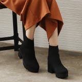 ブラックニット | Vivian ブーティ ショートブーツ | VIVIAN COLLECTION