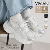 厚底異素材コンビハイテクダッドスニーカー | VIVIAN COLLECTION | 詳細画像1