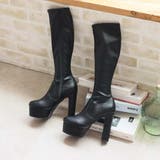 プラットフォームストレッチロングブーツ | VIVIAN COLLECTION | 詳細画像5