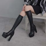 プラットフォームストレッチロングブーツ | VIVIAN COLLECTION | 詳細画像14