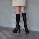 プラットフォームストレッチロングブーツ | VIVIAN COLLECTION | 詳細画像18