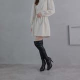 ポインテッドトゥプラットフォームストレッチニーハイブーツ | VIVIAN COLLECTION | 詳細画像16 