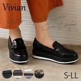 ブラック | Vivian ローファー レディース | VIVIAN COLLECTION