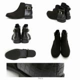 軽量ソール&ローヒールベルテッドショートブーツ | VIVIAN COLLECTION | 詳細画像4