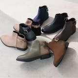 軽量ソール&ローヒールベルテッドショートブーツ | VIVIAN COLLECTION | 詳細画像9