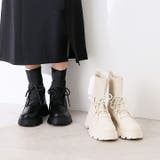 厚底レースアップニットブーツ | VIVIAN COLLECTION | 詳細画像15 