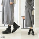 厚底レースアップニットブーツ | VIVIAN COLLECTION | 詳細画像10 