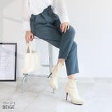 ポインテッドトゥプラットフォームストレッチショートブーツ | VIVIAN COLLECTION | 詳細画像16