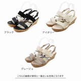 アシメ柔らかウェッジサンダル | VIVIAN COLLECTION | 詳細画像2