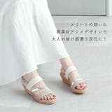 アシメ柔らかウェッジサンダル | VIVIAN COLLECTION | 詳細画像5