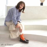 スクエアトゥピースソールビット付きローファー | VIVIAN COLLECTION | 詳細画像19