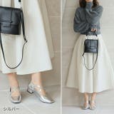 スクエアトゥクロスストラップパンプス | VIVIAN COLLECTION | 詳細画像11