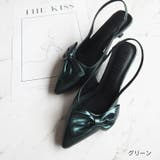 ポインテッドトゥビッグリボンスリングバックパンプス | VIVIAN COLLECTION | 詳細画像15
