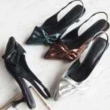 ポインテッドトゥビッグリボンスリングバックパンプス | VIVIAN COLLECTION | 詳細画像17