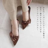 ポインテッドトゥビッグリボンスリングバックパンプス | VIVIAN COLLECTION | 詳細画像5