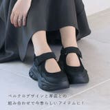 厚底ベルクロストラップスニーカー | VIVIAN COLLECTION | 詳細画像5