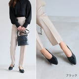 スクエアトゥデザインヒールバックルモチーフパンプス | VIVIAN COLLECTION | 詳細画像10