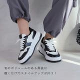 厚底コンビカラーレースアップスニーカー | VIVIAN COLLECTION | 詳細画像6