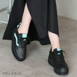 厚底異素材カラーコンビレースアップスニーカー | VIVIAN COLLECTION | 詳細画像13