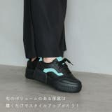 厚底異素材カラーコンビレースアップスニーカー | VIVIAN COLLECTION | 詳細画像6
