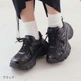 厚底異素材コンビハイテクダッドスニーカー | VIVIAN COLLECTION | 詳細画像18