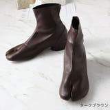 足袋デザインストレッチショートブーツ 袴ブーツ | VIVIAN COLLECTION | 詳細画像19